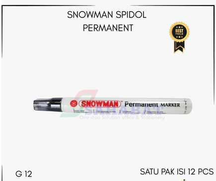 Spidol Permanen (Permanent Marker) SNOWMAN 
