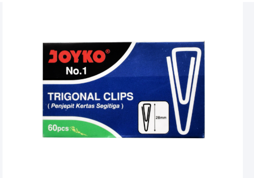 Paper Clip (Klip Kertas Kecil) JOYKO TRIGONAL CLIP 1