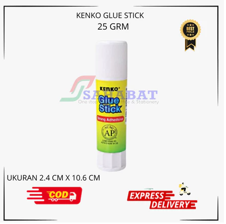 Lem Stik Kantor (Glue Stick Besar) KENKO GLUE STICK 25 GRM 