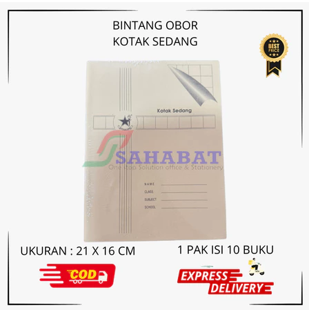 Buku Tulis Kotak Sedang BINTANG OBOR 
