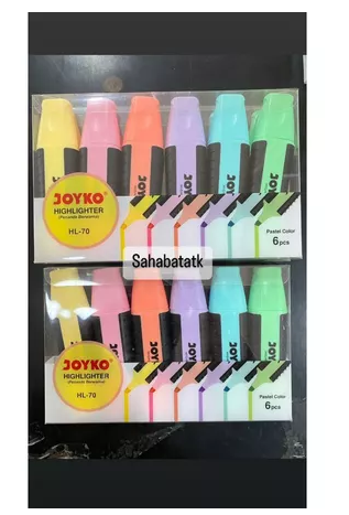 Highlighter Pastel (Warna Lembut) JOYKO STABILO HL 70